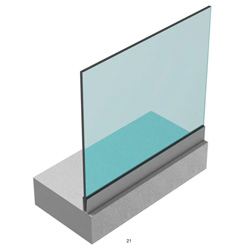 NB6000P: Geländer zur versetzten Anbringung