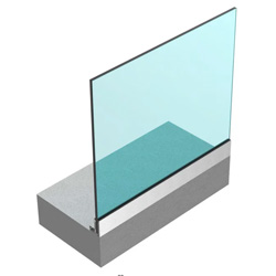 NB6200P: Auf der Kante, mit einem versetzten Befestigungspunkt