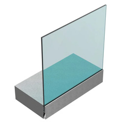 NB6300P: Profil zur seitlichen Montage mit Baukörperbdeckung