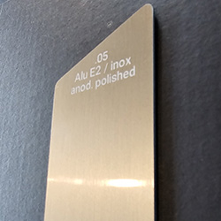 Aluminium Inox Eloxiert