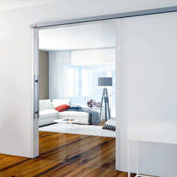 Maßgeschneiderte Schiebetür aus Glas MONACO